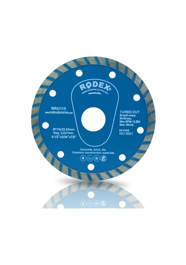 Rodex Rru115 Turbo Elmas Beton Granit Kesici 115 MM Kuru Kesim N11.912