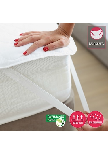 Eco Comfort Su Sıvı Geçirmez Yatak Koruyucu Alez (Elastik) 70x140