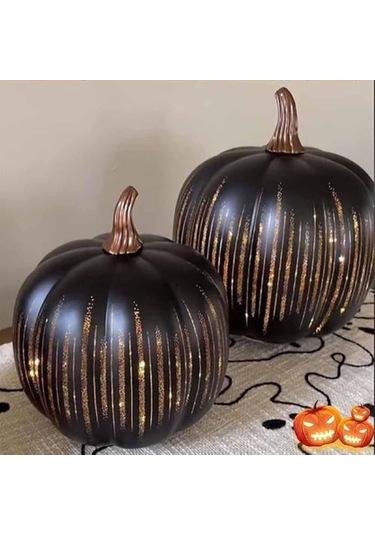 Qingmipy Turuncu Cam Işıklı Kürdan Figürü, Zamanlayıcı Ve Dahili Pil İle, 17x15x15 Cm, Reçine Malzeme, Tekli Dekoratif Alet