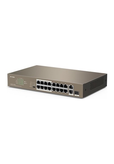 Ip-com F1118p-16-150w 16 Port 10/100+2x1gb Sfp/1xrj45 Combo 150w Poe Rackmount Swıtch