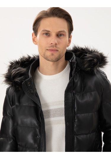Pierre Cardin Erkek Siyah Deri Mont-kaban 50300556-001 Siyah