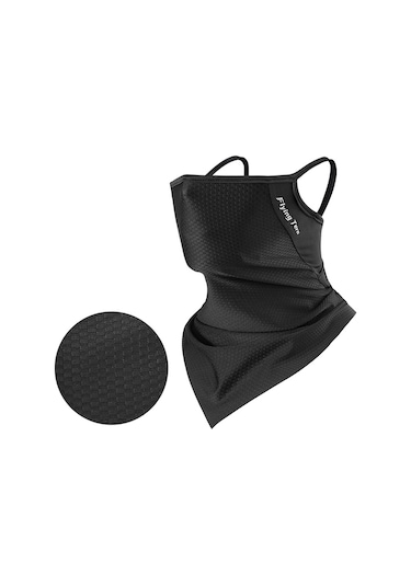 Geeksen Yumuşak Nylon Yüz Maskesi - Hızlı Kuruyan, Ter Emici, Spor Ve Seyahat İçin Uygun - Siyah Renk Seçenekleri Çok Renkli