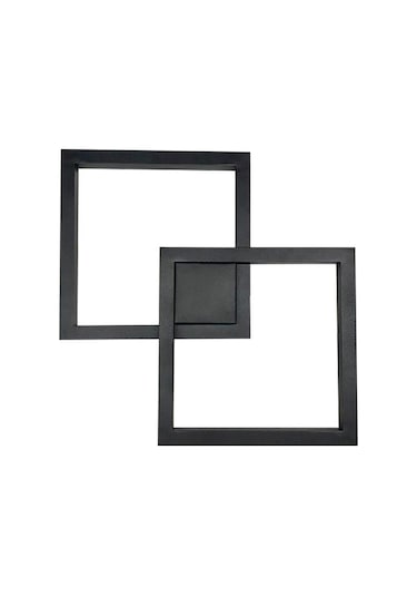 Framer 26x26cm Samsung Ledli 2'li Kare Aplik Mat Siyah