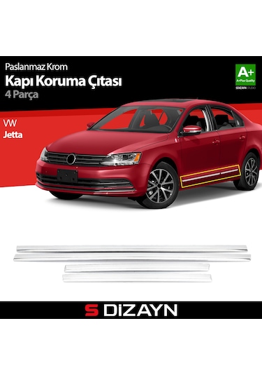S-Dizayn Vw Jetta Kapı Koruma Çıtası Krom 2011 Üzeri