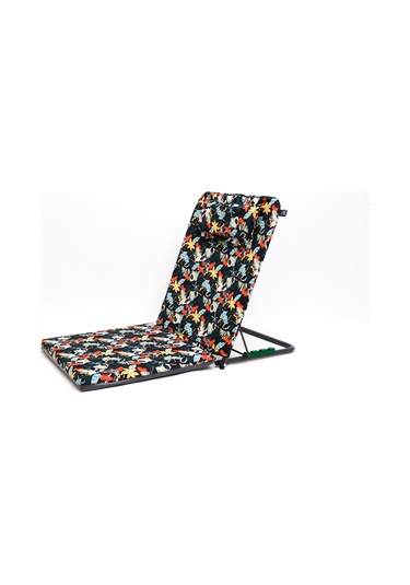 Herrmen Portatif Kademe Ayarlı Yastıklı ve Minderli Şezlong