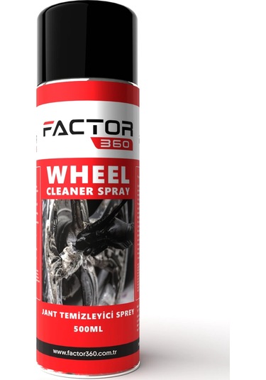 Factor360 Otomobil Araç Jant Temizleyici Aerosol 500 Ml