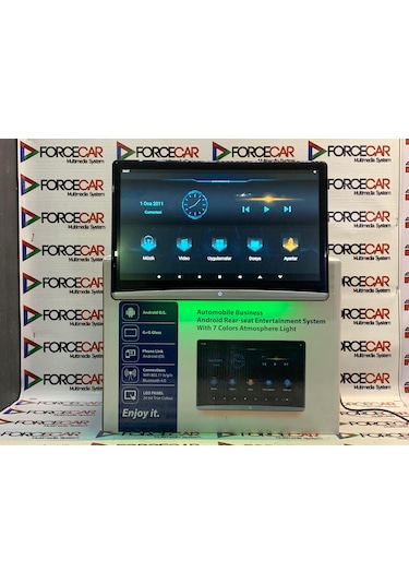 Her Araca Uyumlu Android 10.6 İnç Ambiyanslı Portatif Başlık