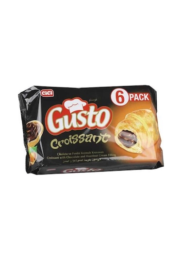 Cici Gusto Kruvasan Çikolatalı 40 Gr. 6 Adet (1 Kutu)