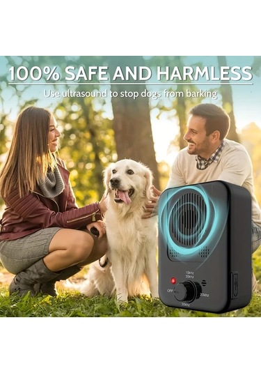 Willowhaven K4 Siyah Model 3 Modlu Ses Dalgası Teknolojili Köpek Havlama Önleyici İç Ve Dış Mekan