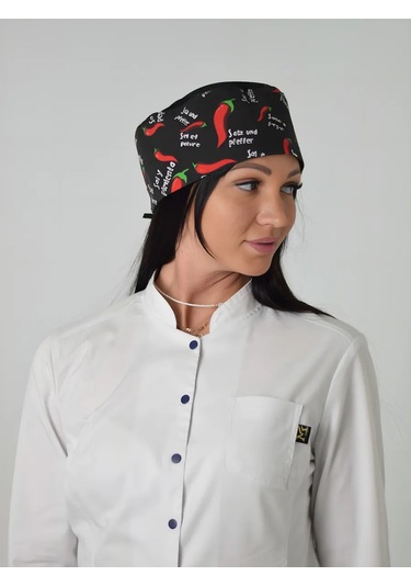Lenima Bardak Şapka Şapka Baskılı 311460977 Siyah-kırmızı