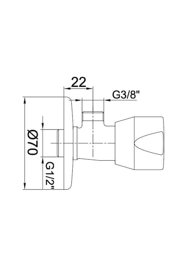 Eca Pınar Klozet Ara Taharet Musluğu 102111104 Krom