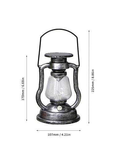 Gajeena Güneş Enerjili Antik Led Fener - Taşınabilir Dekoratif Aydınlatma 4 Renk Seçenekli