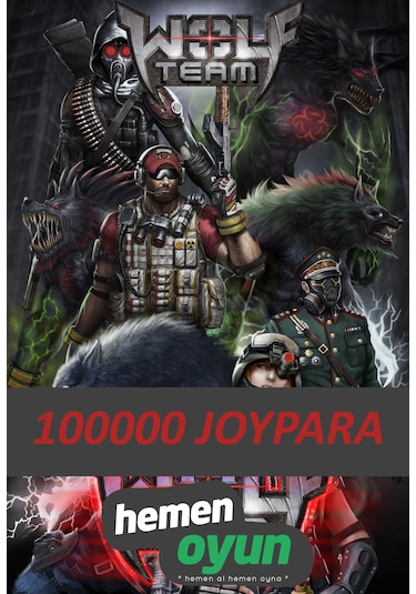 HemenOyun 100000 JoyPara JP - 45000 Wolfteam Nakit Wolf Team