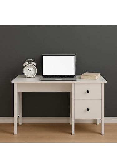 Study 2 Çekmeceli Çalışma Masası Beyaz