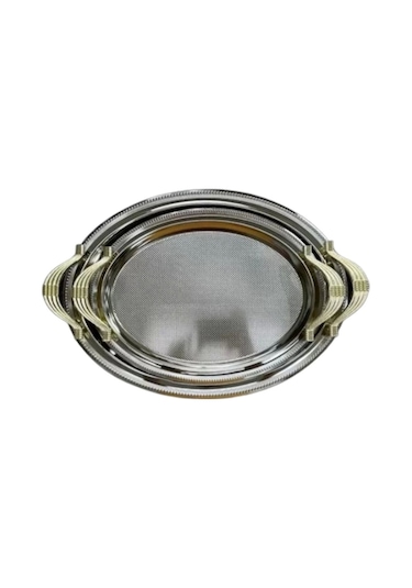 Cooker Ckr3164 Oval Metal Tepsi Seti 2 Li