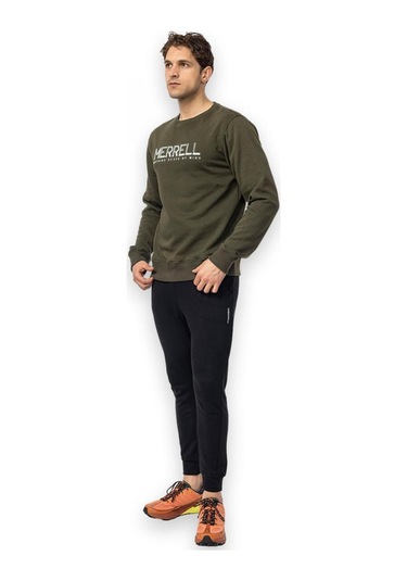 Merrell M25smithm Outdoot Sweat Haki Erkek Sweatshirt Haki