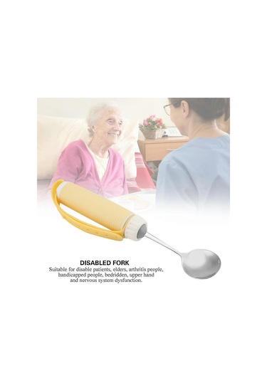 Döner Kaşık, Engelli Yetişkinler İçin Uyarlanabilir Kaşıklar, Yemek Kapları, Kaşık Ve Çatal, Çıkarılabilir Çatal Bıçak Takımı, Yardımcı Cihazlarla Birlikte Dönen Paslanmaz Çelik Tutucular Diğer