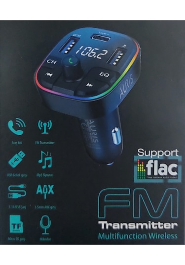 Aurıs Ars-c6 Fm Transmitter Aktarım Cihazı
