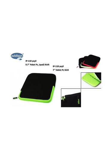 Addison Ip-118 Yeşil 7" Tablet Pc Kılıfı