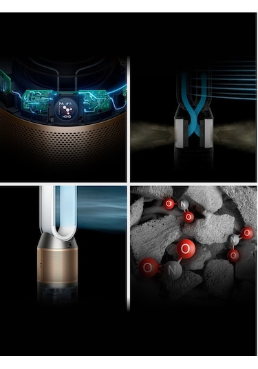 Dyson Humidify+cool Ph2 De-nox Nemlendirme Özellikli Hava Temizleyici Altın – Beyaz