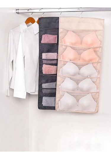 Alberohome Dolap İçin Askılı İç Çamaşırı Düzenleyici 218457237 Açık Pembe