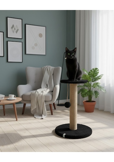 Reyo Pet Stepli Kedi Tırmalama Tahtası Siyah