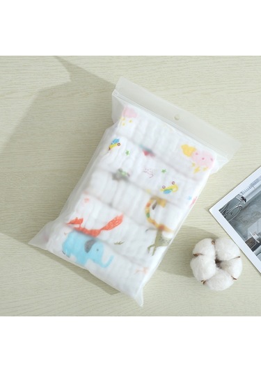 Geekyou Bebe Ve Çocuklar İçin 5'li Paket 30x30 Cm六层纱布 Dokuma Pembe Islak Mendil, Yumuşak Ve Su Geçirgen Bebek Mendili