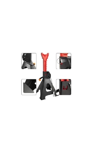 3 Ton Kriko Standı Araç Sehpası 2 Li Set Araç Altı Sehpa Seti