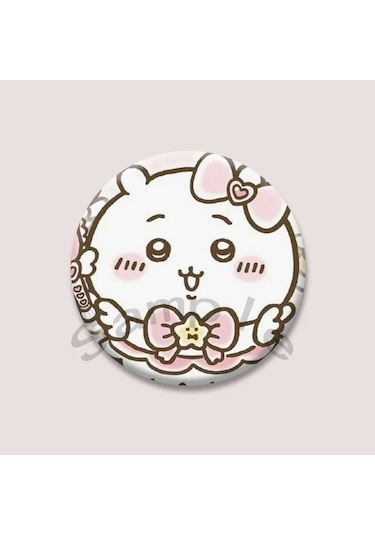 Sevimli Chiikawa Rozeti Karikatür Animasyon Periferik Yaka Iğneler Teneke Yuvarlak 44mm Style 07 44mm Çok Renkli