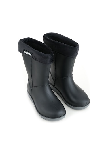 Gezer Kışlık Kız Çocuk Yağmur Çizme GC2KFM.00622.01.010.H27 Siyah