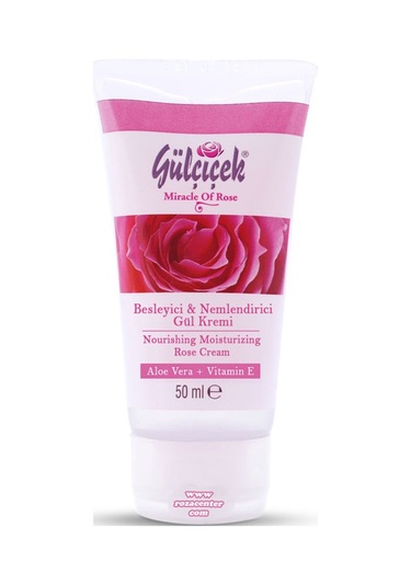 Gülçiçek Aloe Vera Katkılı E Vitaminli Gül Kremi 50 ML