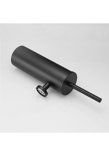 Paslanmaz Çelik Tuvalet Fırçası Ve Banyo Depolama Temizleme Kiti İçin Tutucu Mat Siyah Tuvalet Fırçası Tutucular Antrasit - Beyaz