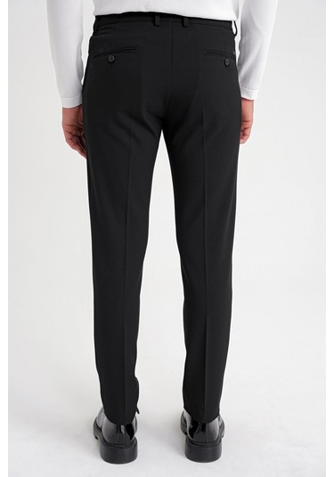 P 1205 Pantolon Comfort Siyah Siyah