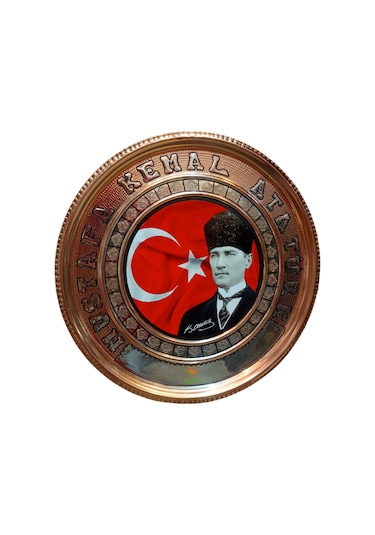 Atatürk Tablo Bakır Tablo M.k.atatürk Tablosu Özel Elişçiliği