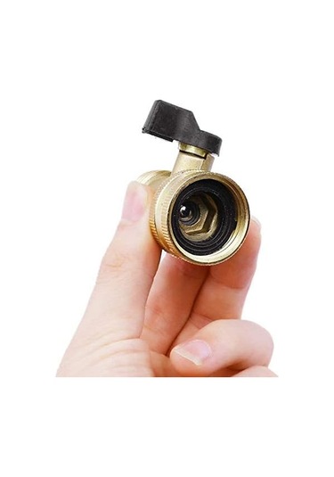 Kapatma Vanalı Bahçe Hortumu Hızlı Bağlantısı, Küresel Vanalı 3/4" Hızlı Bağlantı Parçası, Kolay Bağlantı Ve Hızlı Bağlantı Kesme Diğer