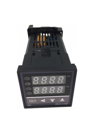 Qingmipy Akıllı Pıd Sıcaklık Kontrol Seti: 40a Ssr, 1m K-sonda Ve Soğutucu Blok - 0-400 C Hassas Kontrol