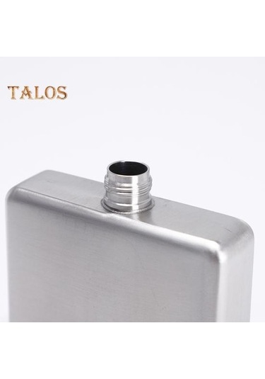 Likör Şişesi Sızdırmaz Hediye Hafif Uzun Ömürlü Kamp Metal İçme Flagon Kamp Aksesuarları Gümüş