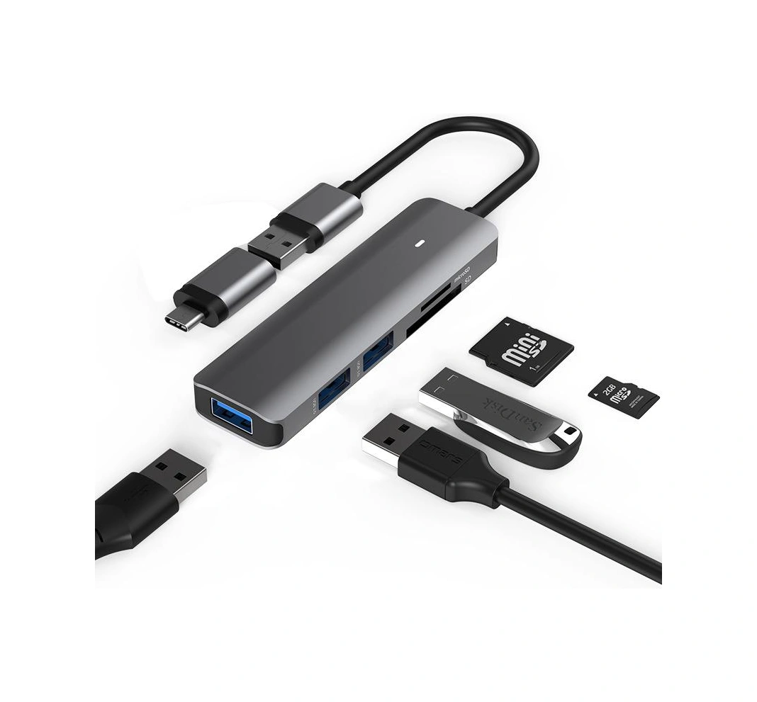 Sones Blueendless Type-c Genişletme Yuvası Çok İşlevli Hub Yerleştirme İstasyonu 5'i 1 Arada Usb3.0 X 3 + Sd/tf3.0