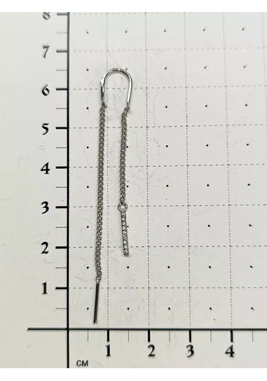 Sılver Whale Gümüş Küpe File Çekiçli Delikli 237436415 Diğer