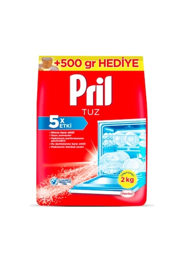 Pril 5 Etki Bulaşık Makinesi Tuzu 2 KG