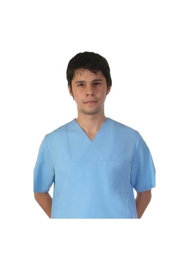Doktor  Forması-Bay Mavi Cerrahi Nöbet Forma Takım