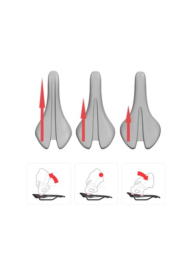 Homyl Bisiklet Mtb Yol Evrensel Eyer Koltuk Minderi Siyah-mavi Siyah Mavi