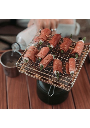 Mufunye Taşınabilir Şömine Üstü Izgara, Mini Katlanabilir - Taşınabilir Ve Katlanabilir Çok Renkli