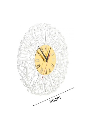 Pazly Yatak Suntek Stil-d Stil Sessiz Saati Saat Ramazan Duvar D Asılı Kh Çok Renkli