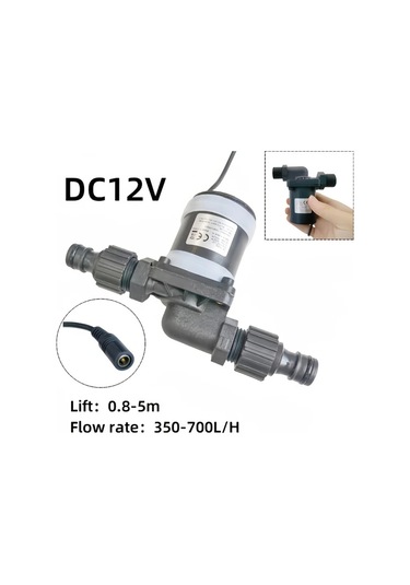Willowhaven 1 Adet Dc 12v Güneş Enerjili Dalgıç Sirkülasyon Pompası 350-700l/s 0.8-5m