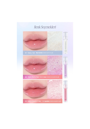 Clıo Crystal Gloss Plumper 03 Spicy Cherry Coke