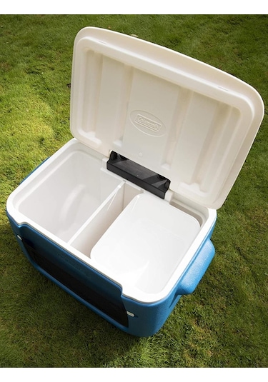 Coleman Poly-lite Wheeled Mesh 50 Qt Tekerlekli Soğutucu Buzluk 47.3 Lt 001