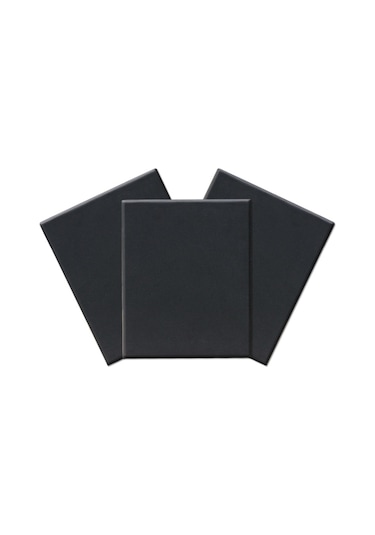 3 Adet Günlük Yağ Kanvas Çerçeve Boyutu 30 40 5cm Siyah