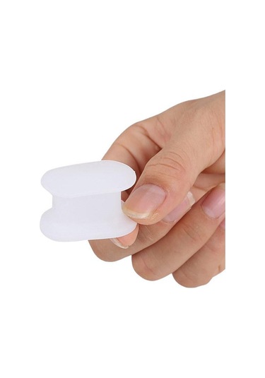 1 Çift Silikon Ayak Ayırıcıları Spacer Başparmak Koruma Ayak Bakımı Aracı