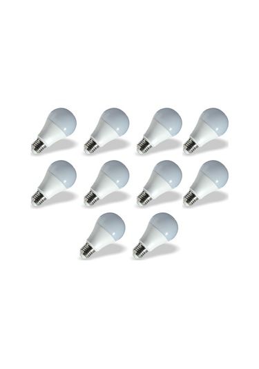 Global 10 Adet 9,5w 6500k Beyaz Led A60 Ampul Kes170